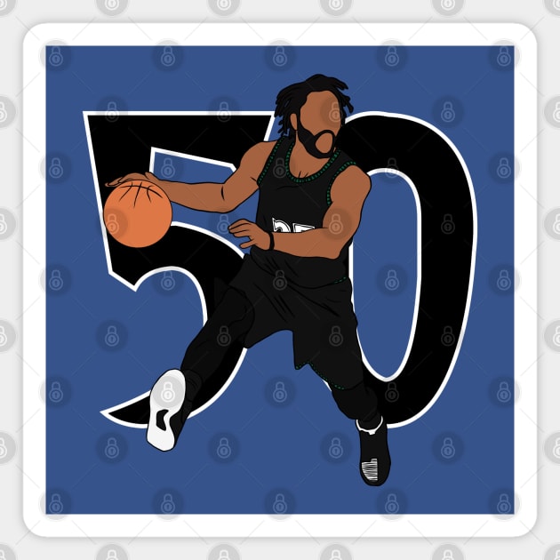 Derrick Rose 50 Magnet by rattraptees